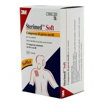 3m nexcare sterimed soft gasa esteril tejido sin tejer 18 cm x 40 cm 12 u