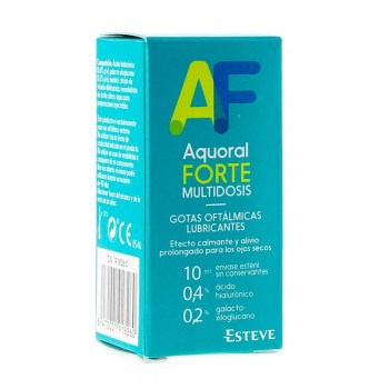aquoral forte multidosis gotas oftalmicas esteri 10 ml