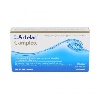 artelac complete esteril gotas oculares 05 ml 30 monodosis
