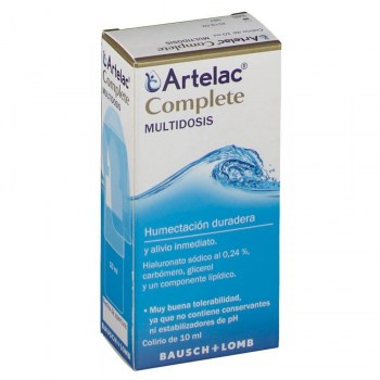 artelac complete esteril gotas oculares 10 ml multidosis