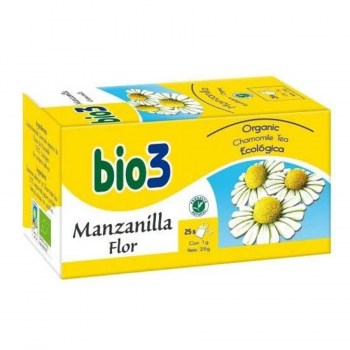 bio 3 manzanilla flor 25 bols