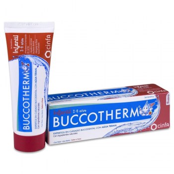 buccotherm gel dentifrico infantil 2 6 anos fresa 50 ml