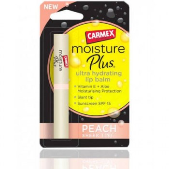 carmex moisture plus peach 2g