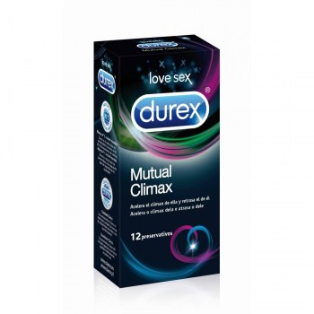 durex preservativos mutual climax 12 u