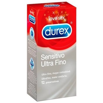 durex sensitivo ultra fino preservativos 12 p