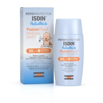 fotoprotector isdin spf 50 fusion fluid mineral baby 50 ml